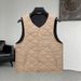 Men's Lightweight Quilted Vest Jacket – Slim Fit Layering Piece For Casual & Workwear_viptrois.com
