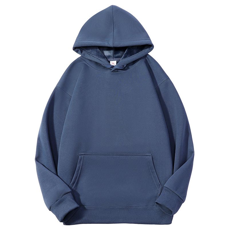 Men's 400g Heavyweight Silver Fox Fleece Hoodie - Retro American Style Unisex Pullover, Loose Fit For Autumn & Winter_viptrois.com