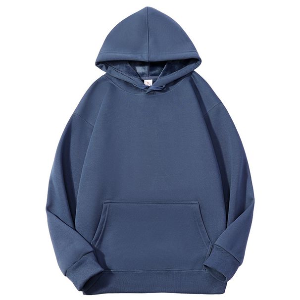Men's 400g Heavyweight Silver Fox Fleece Hoodie - Retro American Style Unisex Pullover, Loose Fit For Autumn & Winter_viptrois.com
