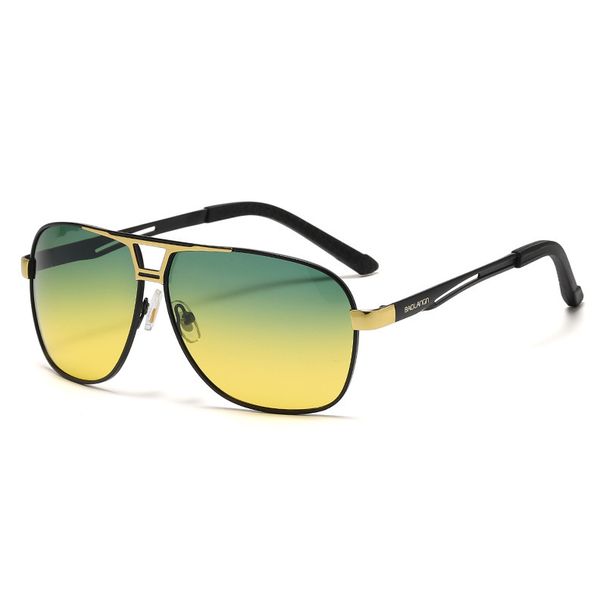Men's new polarized color changing sun shading, UV protection, driving sunglasses, day and night dual-purpose glasses_viptrois.com