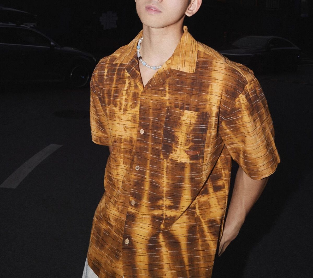 American Style Summer New Cuban Men's Short Sleeve Cool Loose Tie-Dye Print Casual Top Shirt_viptrois.com