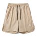 Men's Clothing Hem Arc Slit Design Functional Sports Shorts_viptrois.com