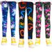 XUANMU Sweet Girls Leggings Girls Printing Leggings Baby Kids Trousers For Children Flower Skinny Elasticity Pencil Pants XB007_viptrois.com