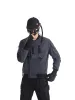 Men's Baseball Jacket - Reflective Varsity Style Workwear Jersey With Multi Pockets_viptrois.com