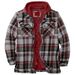 Loom Foreign Trade Men's Clothing European And American Style Autumn Winter Thickened Cotton Plaid Long Sleeve Loose Hooded_viptrois.com