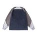 Spliced Suede Racing Suit Long Sleeve Half-Zip Sweatshirt American Casual Loose Versatile Spring Autumn Men's Top_viptrois.com