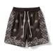 Men's Clothing Fashion Retro Sports Casual Shorts Cashew Flower Shorts Sports Basketball Pants_viptrois.com