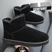 Men's Winter Snow Boots With Fleece Lining - High Top Waterproof Slip-Resistant Shoes For Outdoor Cold Weather_viptrois.com