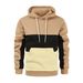 2026 Autumn And Winter Men's Fashion Contrasting Sweater European And American Men's Splicing Color Hoodie_viptrois.com