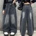 Girls Jeans Machete Pants New Children's Miscellaneous European And American Jeans_viptrois.com