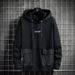 Men's Clothing Sweater suit spring and autumn sports casual trousers two piece suit trendy fat loose workwear large size men's jacket_viptrois.com