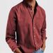 Men's Clothing New Men's European And American Pocket Casual Tops Washed Cotton Button Men's Long Sleeved Shirt_viptrois.com