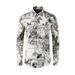Men’s Slim Fit Floral Print Shirt – Hand-Painted Digital Dye Sublimation, 100% Cotton, Breathable & Stylish_viptrois.com