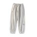 Men's Clothing Sweatpants Spring Harajuku Sports Leggings Pants Trendy Brand Ins Handsome Straight Leg Nine Point Pants_viptrois.com