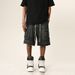 Men's Clothing High Street Vibe Washed Distressed Raw Edge Denim Shorts Pocket Workwear Loose Shorts_viptrois.com