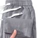 Men's Clothing Summer Thin Solid Color Simple Casual Pants Pure Linen Breathable Elastic Waist New Trousers_viptrois.com