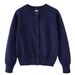 Miso Bear1-14 Years Old Children's Sweater, Air-Conditioned Shirt, Children's Jacket, Spring/Autumn Boys' And Girls' Knitted Cardigan._viptrois.com