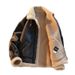 Clothing Men's Fur Leather Suede Plush And Thickened Motorcycle Clothing, Winter Trendy Loose Jacket, Lambskin Top_viptrois.com