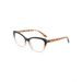 Anti Blue Light Cat Eye Flat Glasses Contrast Color Personality Plain Simple Glasses Frame Cross Border Glasses Frame Reading Glasses T1376_viptrois.com