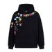 Vintage Graffiti Print Hooded Sweatshirt - Unisex Oversized Pullover With Heavyweight Cotton Fabric_viptrois.com
