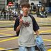 American Street Star Printed Pure Cotton Short Sleeved Summer Ins Trendy Brand Loose Splicing Contrasting Color Top_viptrois.com