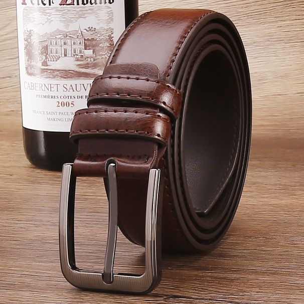 Men's Retro Pin Buckle Belt, Simple And Versatile Belt, Fashion Belt, Trendy Fashion Belt, Cross-border Delivery_viptrois.com