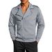 Men's Autumn Slim-Fit Bomber Jacket – Fleece-Lined Cotton Blend With Stand Collar (S-XXXL, Black/Charcoal/Navy)_viptrois.com