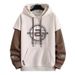 2025 New Trend Hooded Sweater Men's Spring And Autumn Trendy Brand Fake Two-piece Splicing Jacket Casual Top_viptrois.com