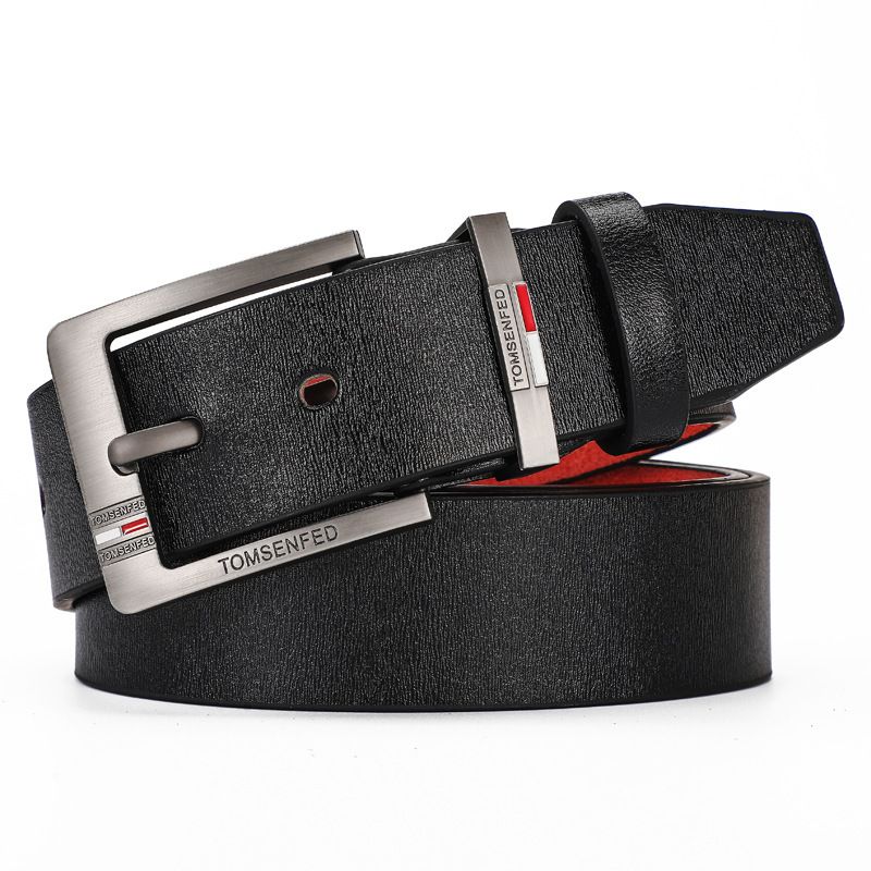 VOOTHOST New Men's Belt Alloy Pin Buckle Casual Jeans Belt Male All-match Leather Formal Business Designer Waistband F0045_viptrois.com