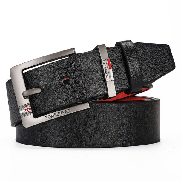 VOOTHOST New Men's Belt Alloy Pin Buckle Casual Jeans Belt Male All-match Leather Formal Business Designer Waistband F0045_viptrois.com
