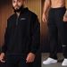 Men's Clothing Autumn and winter YOUNG half zip suit men's sports fitness training suit running casual sweatshirt sweatpants suit_viptrois.com