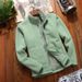 Men's Clothing sweater polar fleece coat thickened coral fleece solid color jacket warm liner _viptrois.com
