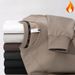 Solid Color Crew Neck Sweater Men's Autumn And Winter Disan Cotton Fleece Printed Long Sleeve Sweater_viptrois.com