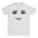 Ropa Verano Cuello Redondo Y Manga Corta, Novedad En Streetwear, Camiseta Juego Cara Mujer De Robot Robloxs, Ropa_viptrois.com