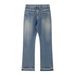 Men's Clothing Distressed Washed Cut Wide Leg Cleanfit Flared Jeans_viptrois.com