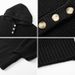 Men's Hooded Knit Sweater, Oversized Button-Up Cardigan, Lazy Streetwear Style, Winter & Autumn Casual Pullover (M/L/XL/2XL/3XL)_viptrois.com
