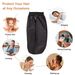 solid color satin ladies long tube nightcap wide brim elastic hair care shower cap_viptrois.com