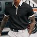 2025d Men's Polo Spring Summer 2024 Zipper New T-Shirt_viptrois.com