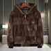 Men's Faux Fur Jacket Winter Thick Warm Coat Fashionable Faux Mink Collar Stylish Outerwear For Casual & Business_viptrois.com
