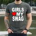 GIRLS LOVE MY SWAG | HEART HIP HOP | VALENTINE | FUNNY | MEN'S 100% Cotton T-shirt Mens Tees Top Tee Top_viptrois.com