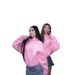 Men's Clothing High Street Fashion Brand Foam Letter Trend Loose Wide Leg Casual Pants Straight Pants Couple Sweater One Piece_viptrois.com