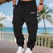 Heavyweight Workwear Pants - Winter-Ready Relaxed Fit Men's Cargo Trousers With Reinforced Stitching For Casual & Outdoor Activities_viptrois.com