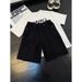 Cleanfit Men's Blue Ripped Denim Shorts Summer Retro Cropped Straight Leg Five Point Pants_viptrois.com