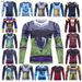 Men's Clothing Digital Printing T Shirt Cycling Quick Drying Sports Breathable Long Sleeved Compression Tights T Shirt_viptrois.com