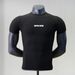Men's Clothing Summer Fitness Clothes Men's Short Sleeved Tights Short Style High Elastic Quick Drying Sweat Absorbent Breathable Outdoor Sports_viptrois.com
