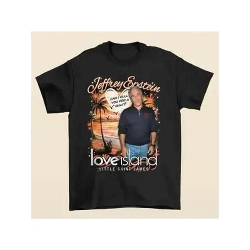 Camiseta Little Saint James De Epstein Love Island Con Diseño Audaz Controvertido Para Fanáticos Del Humor Oscuro Y_viptrois.com