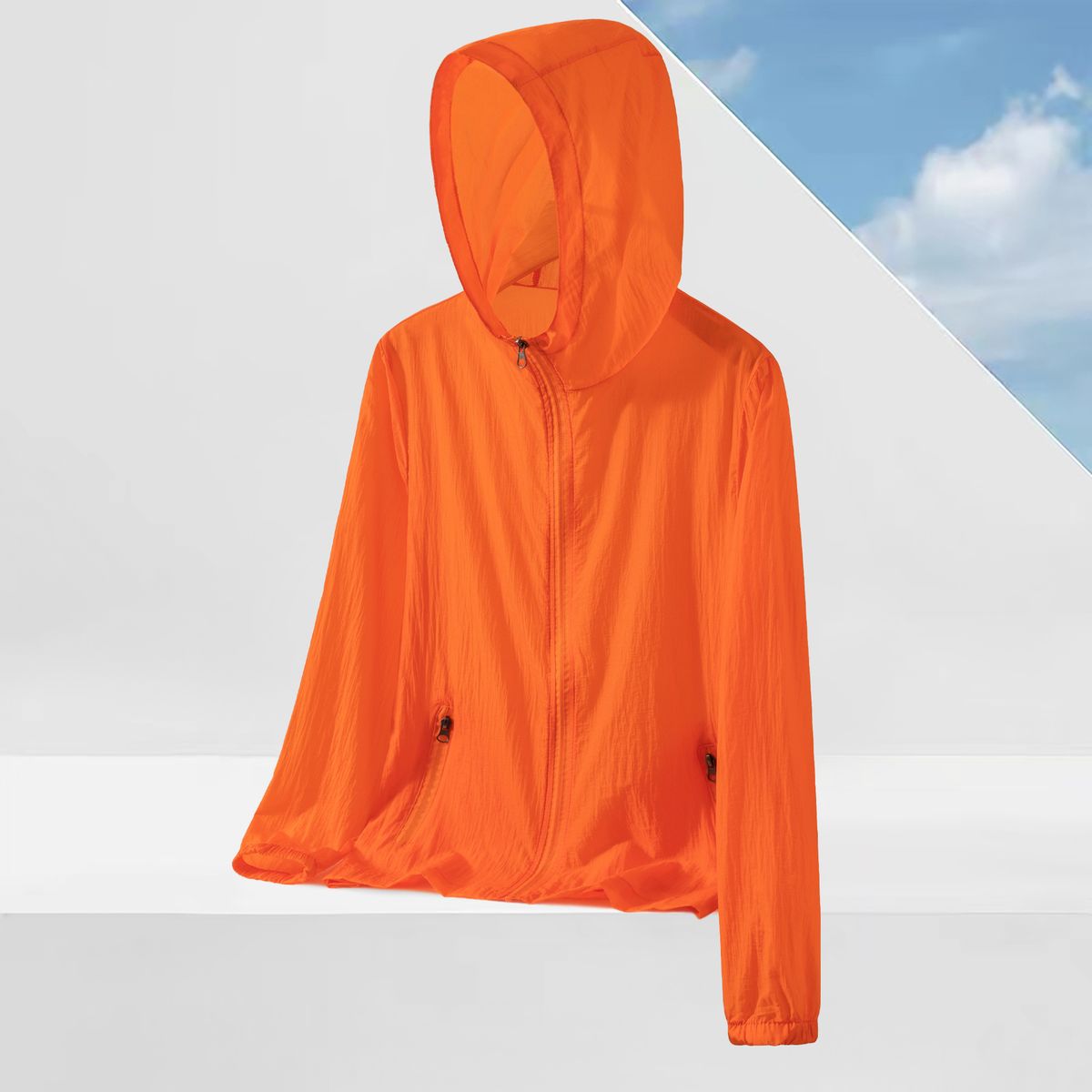 Men's Clothing Spring And Summer New Casual Hooded Windbreaker Jacket Thin Sun Protection Clothing_viptrois.com