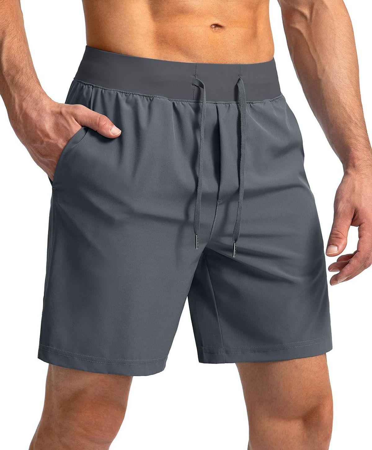 Men's Clothing Quick Drying Breathable Sports Shorts Mid-Waisted Loose Fit Casual Outdoor Running Training Fitness Cycling Five Point Pants Summer_viptrois.com