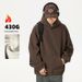 Nordmann 430G Thickened Fleece Spring Heavyweight Texture Solid Color Basic Trendy Brand Hoodie Jacket_viptrois.com