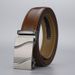 Unisex High-grade business casual automatic buckle belt men's two-layer cowhide leather belt_viptrois.com